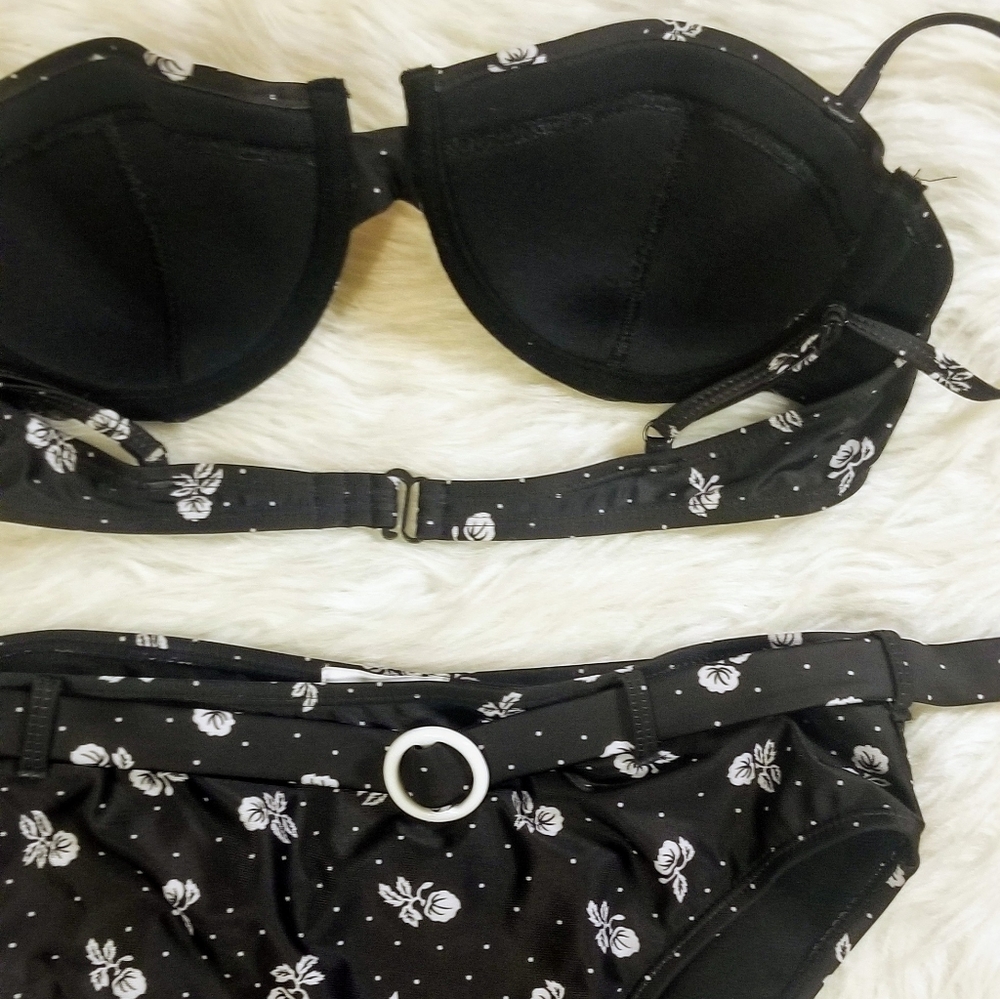 ONIA Floral Retro High Waisted Bikini Set - Picture 3 of 10